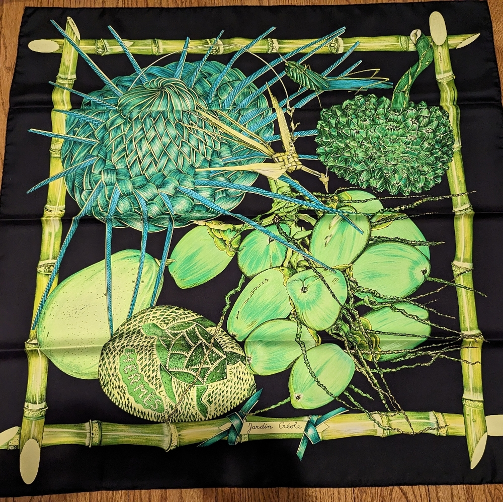 Hermes silk scarf 90
